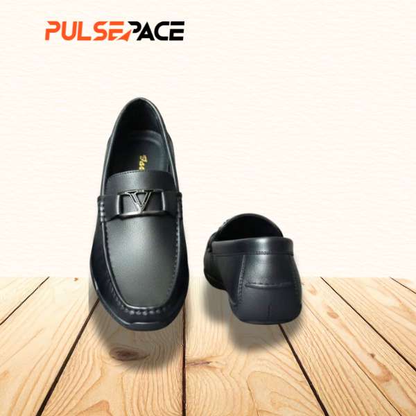 Stylish Black Men’s Art Official (synthetic-leather),budget office loafer for men 2026