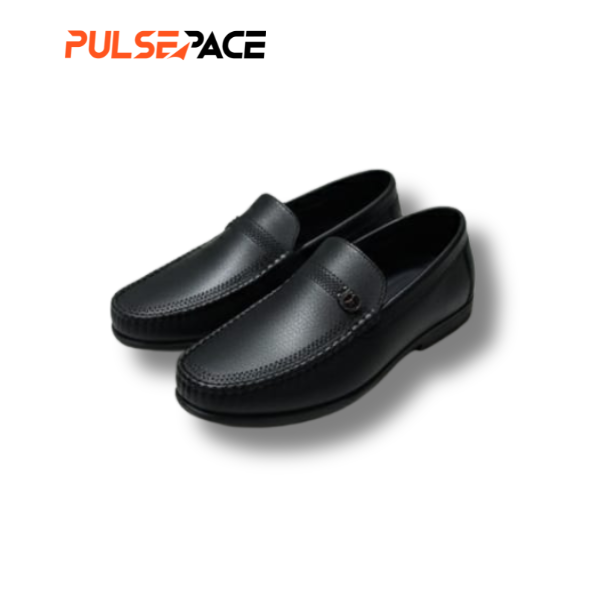 Stylish Black Men’s Art Official (synthetic-leather),budget office loafer for men 2026