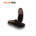 Men’s Premium Genuine Leather Casual half Loafer - dark brown