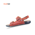 Premium Sandals Chocolate Brown Bop Leather with Comfortable Jerin Sole & Adjustable Buckle Design