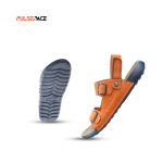 Premium Sandals Bop Leather Brown with Comfortable Jerin Sole & Stylish Buckle Design